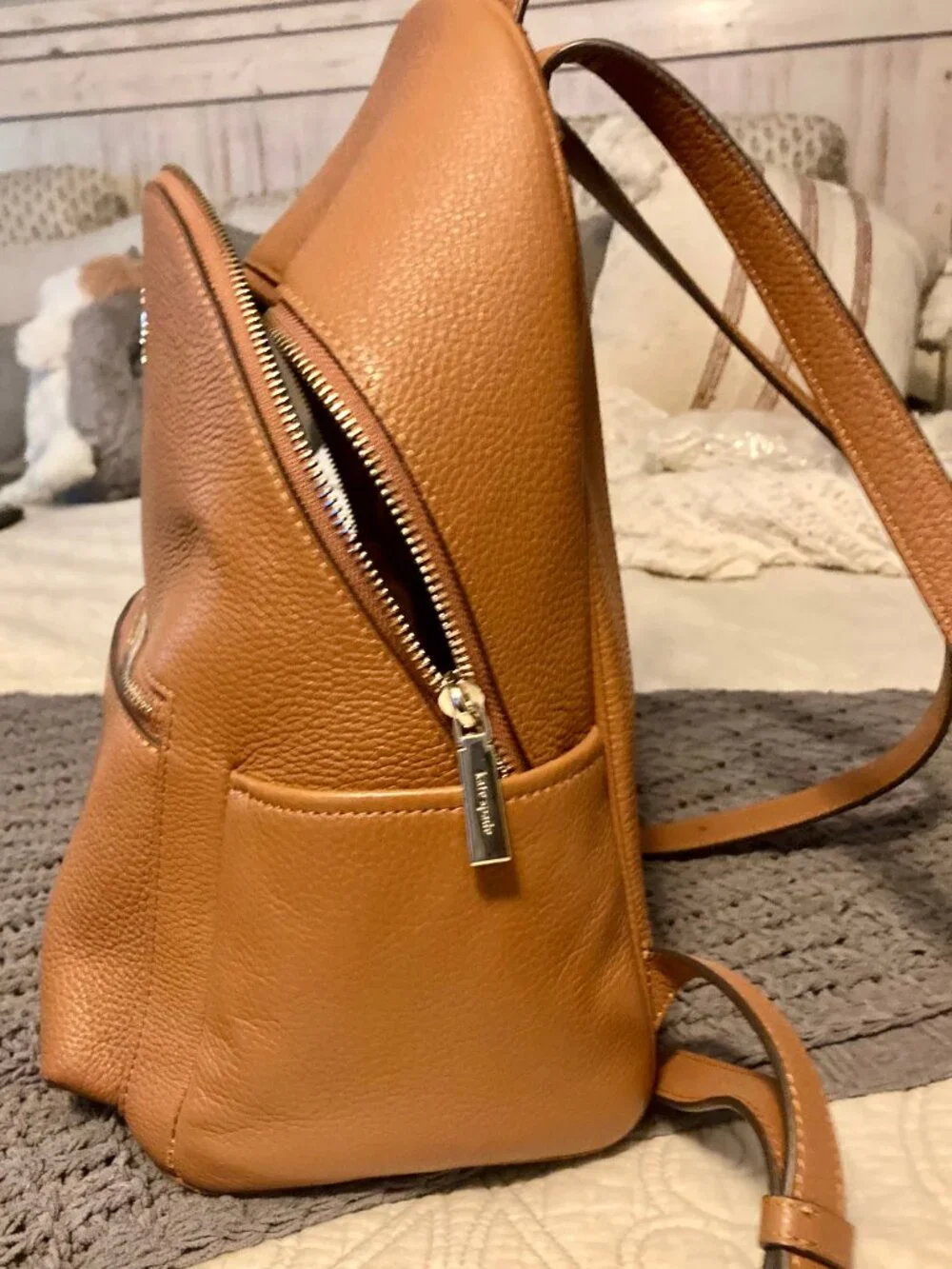 Kate Spade Chelsea Medium Backpack, Leila Large Continental Wallet, Wristlet